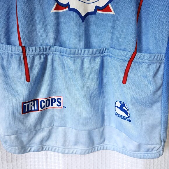 Giordana Cycling Jersey Men's xl Full Zip Size XL Tri Cops Swim Bike Run - Picture 5 of 14